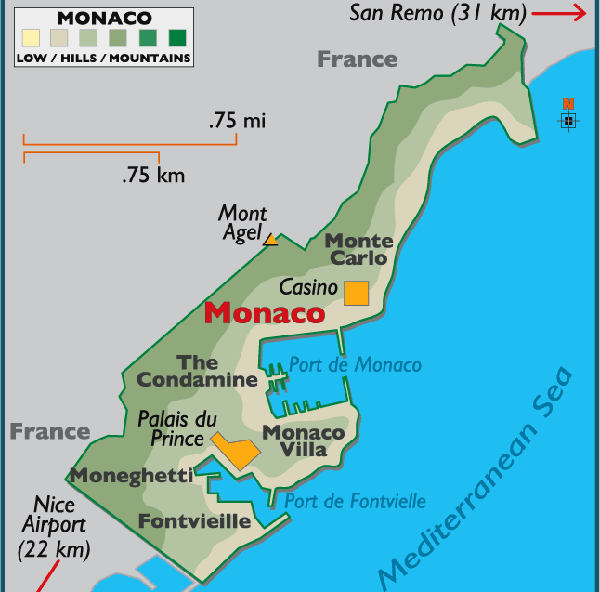 Площадь пожаров уже 80 Монак