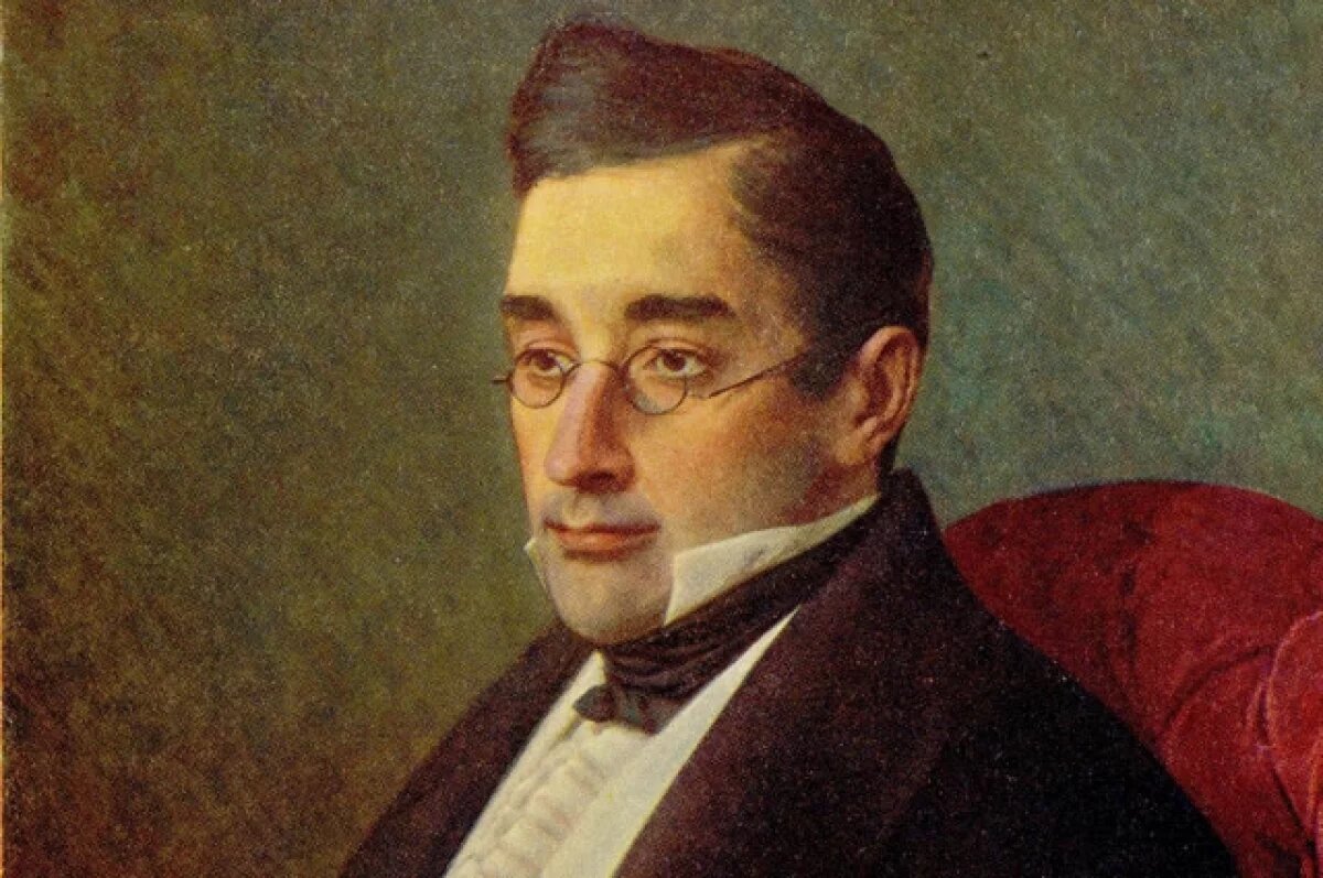    Александр Сергеевич Грибоедов. Портрет работы И. Крамского, 1875 год.