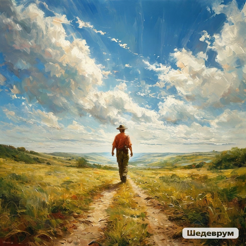 Путь человека к свободе. Автор - ИИ.