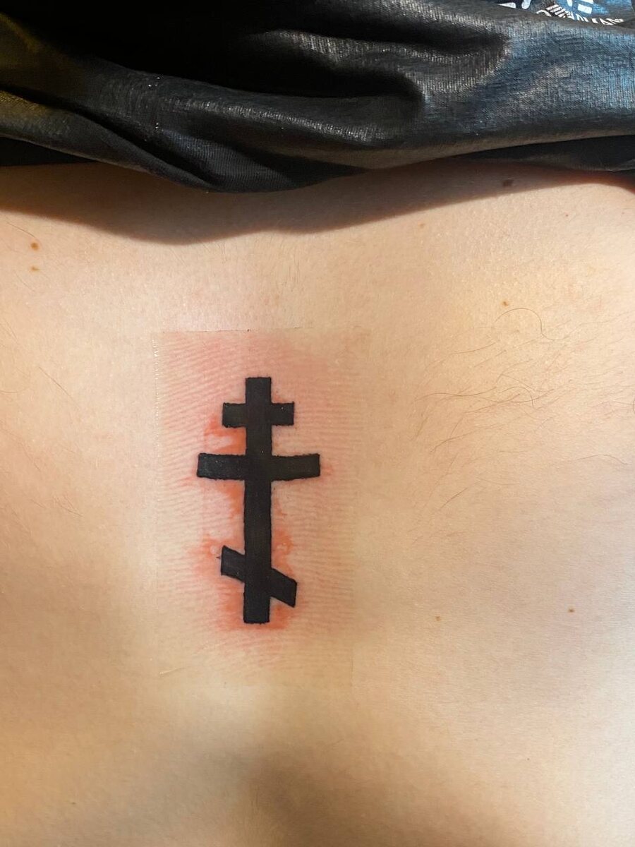 Тату под пленкой