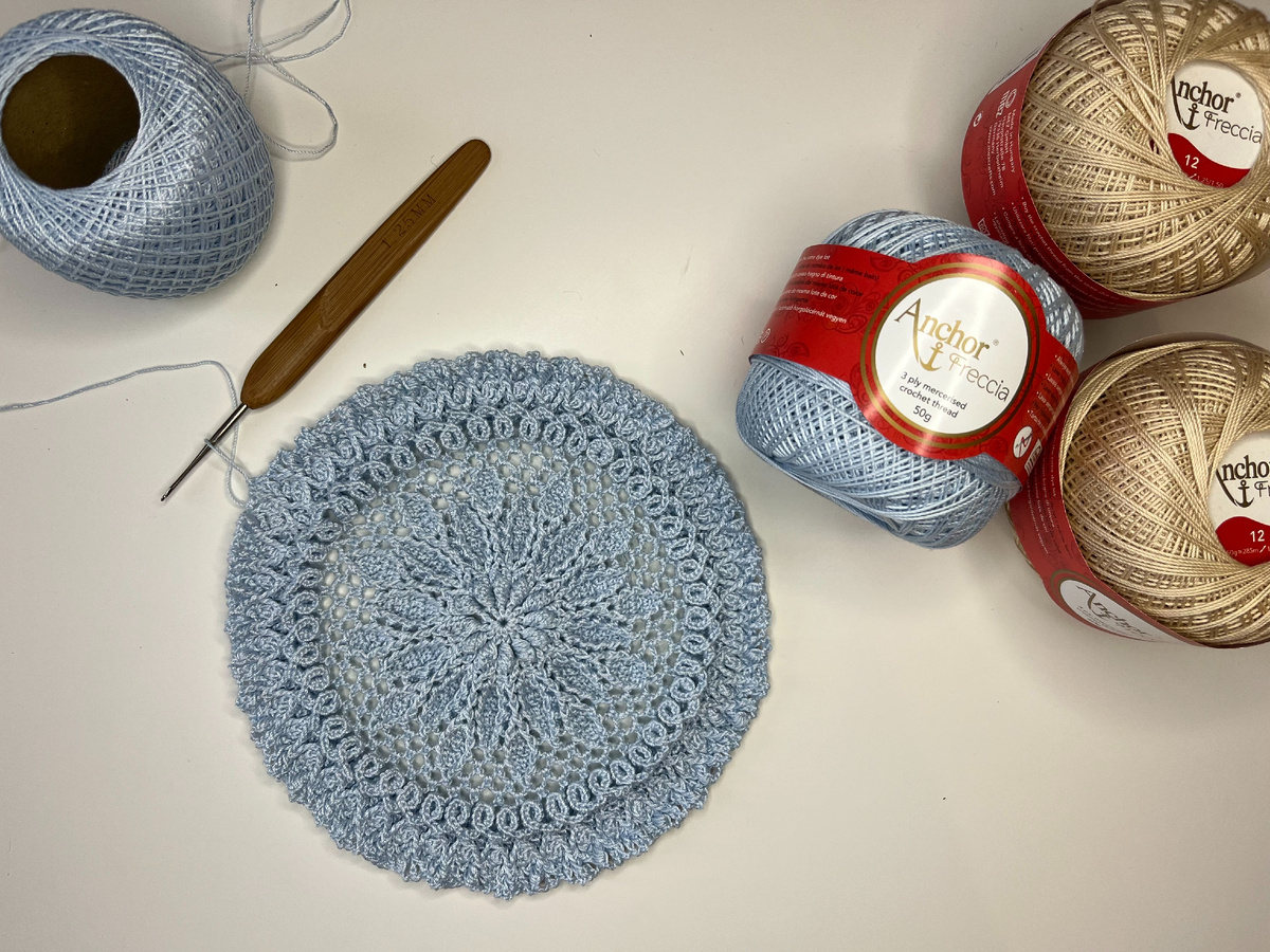 Салфетка "Одри" по МК Натальи Лапшиной