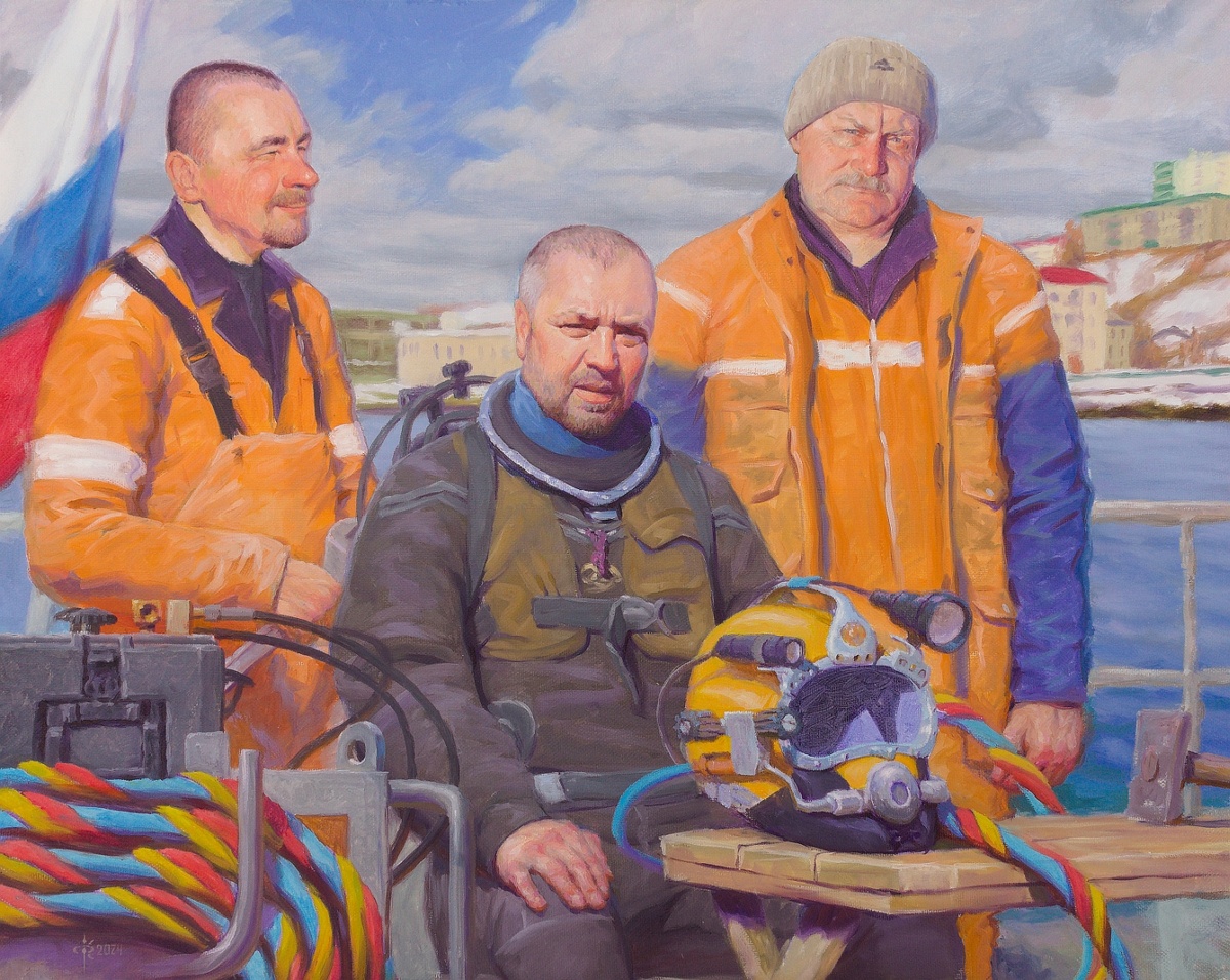 Холст, масло 80х100 см., 2024 г