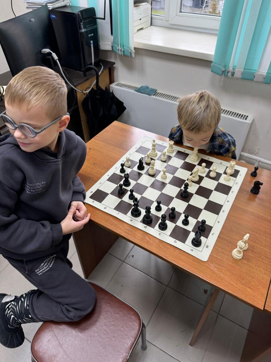 Шахматисты...