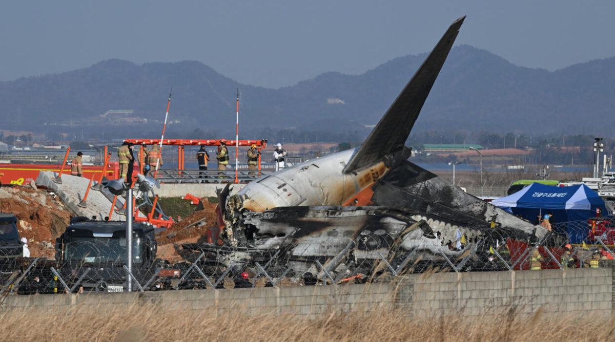 Крушение Боинга в Южной Корее. Фото из открытых источников. 