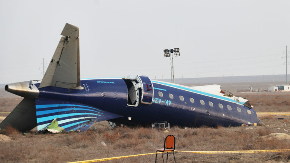 Embraer 190 под Актау. Фото из открытых источников. 