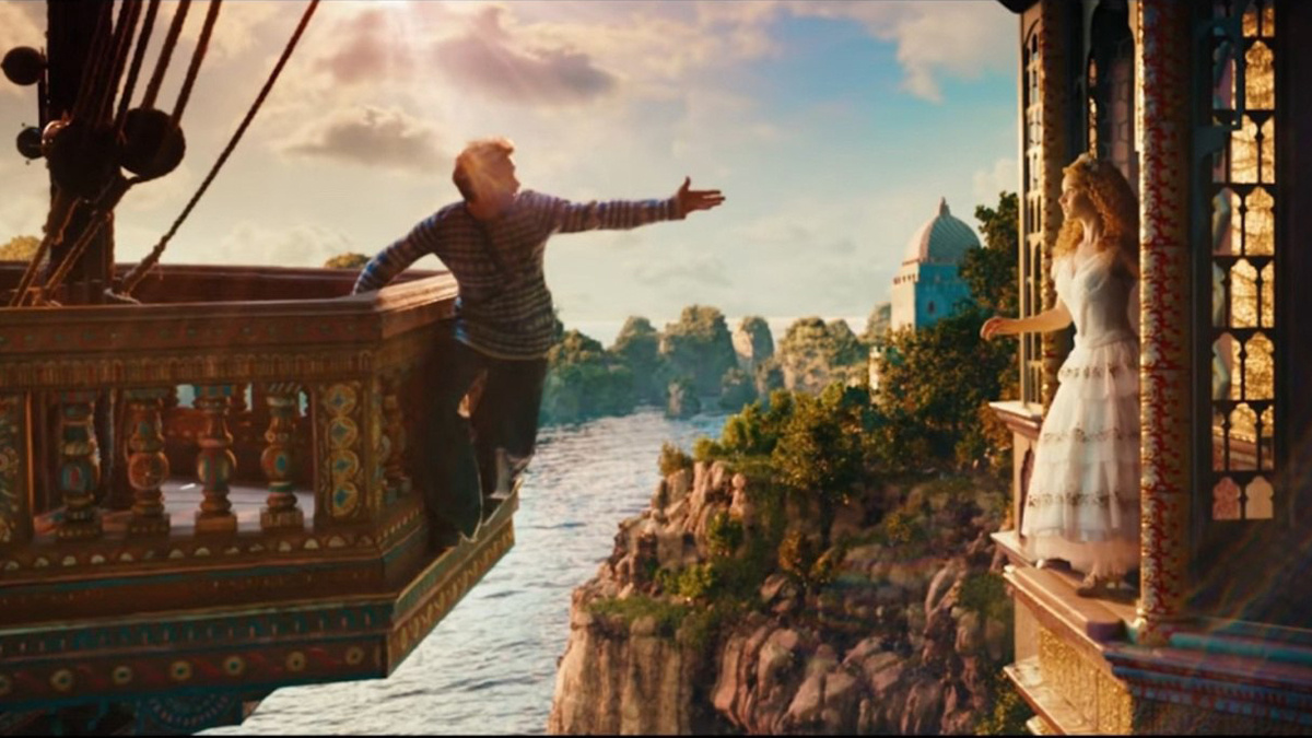 Не дотянулась рука до совершенства! Кадр из фильма "Летучий корабль"