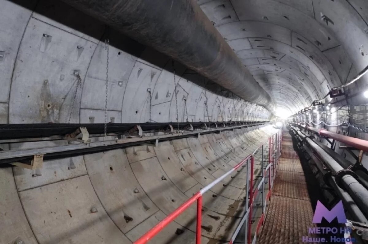    Щит «Владимир» прошел от площади Сенной около 1200 метров