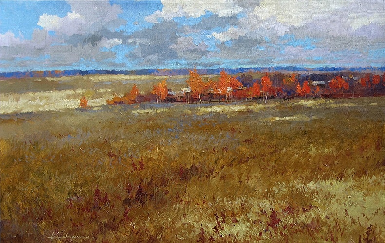 Савченко Алексей, «Осенний пейзаж», 2008, холст, масло,  40 х 60 см, частная коллекция