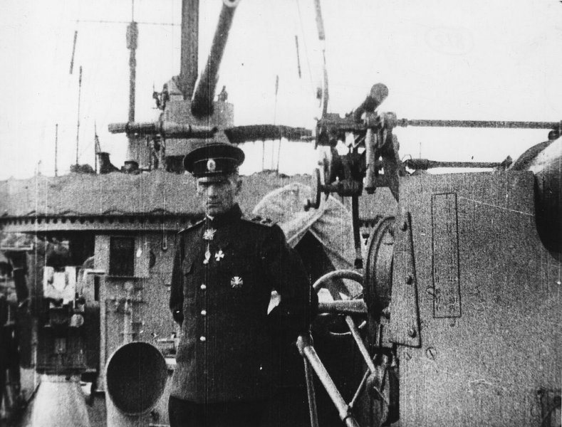Вице-адмирал Колчак на боевом корабле. Июль 1916 года. фото: wikipedia.org