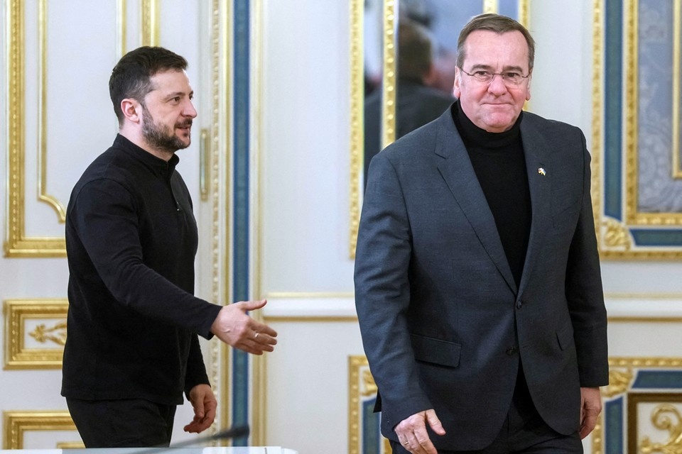 Министр обороны ФРГ Борис Писториус посетил накануне Зеленского. Фото: REUTERS