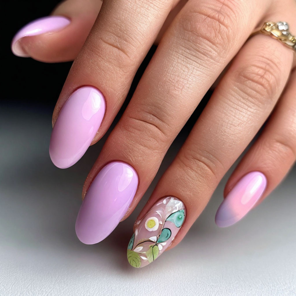 Маникюр в пастельных тонах