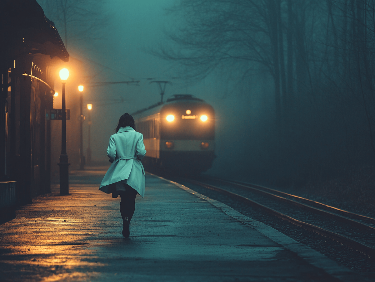 Анна, опаздывает на последний поезд