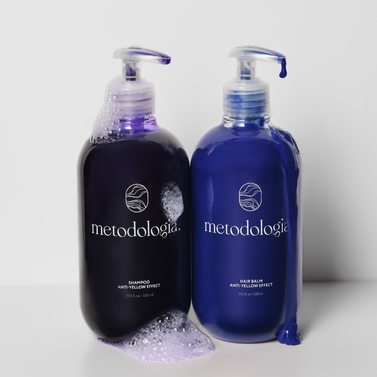 Тонирующий шампунь и бальзам metodologia ANTI-YELLOW EFFECT