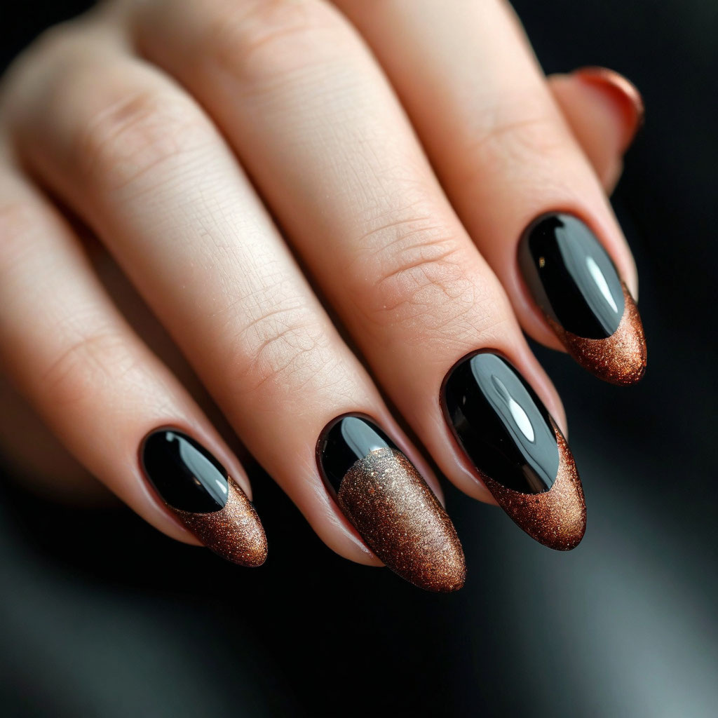 Французский маникюр с twist-акцентом