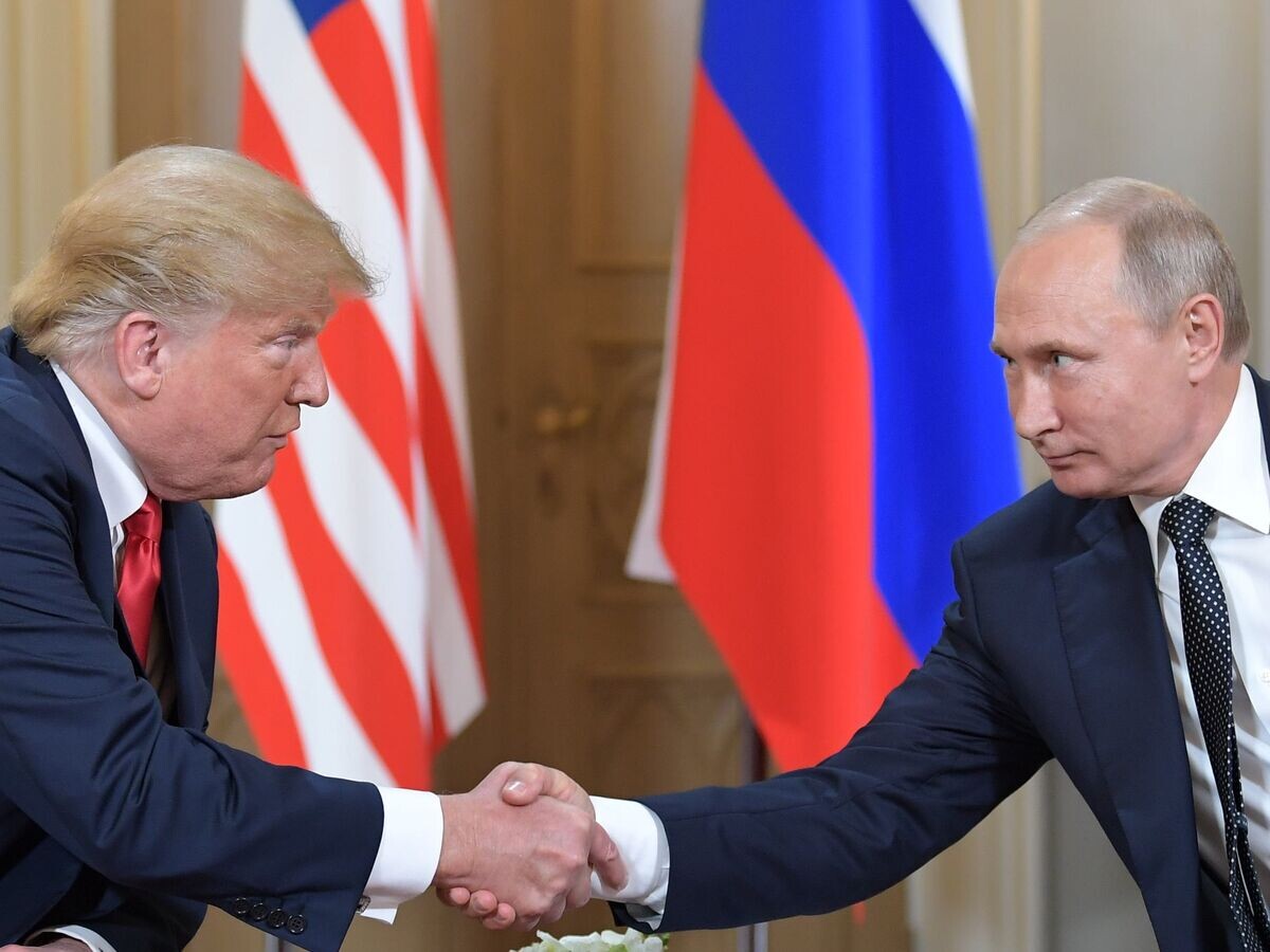    %Встреча президента РФ Владимира Путина и президента США Дональда Трампа в Хельсинки. 16 июля 2018© РИА Новости . Сергей Гунеев