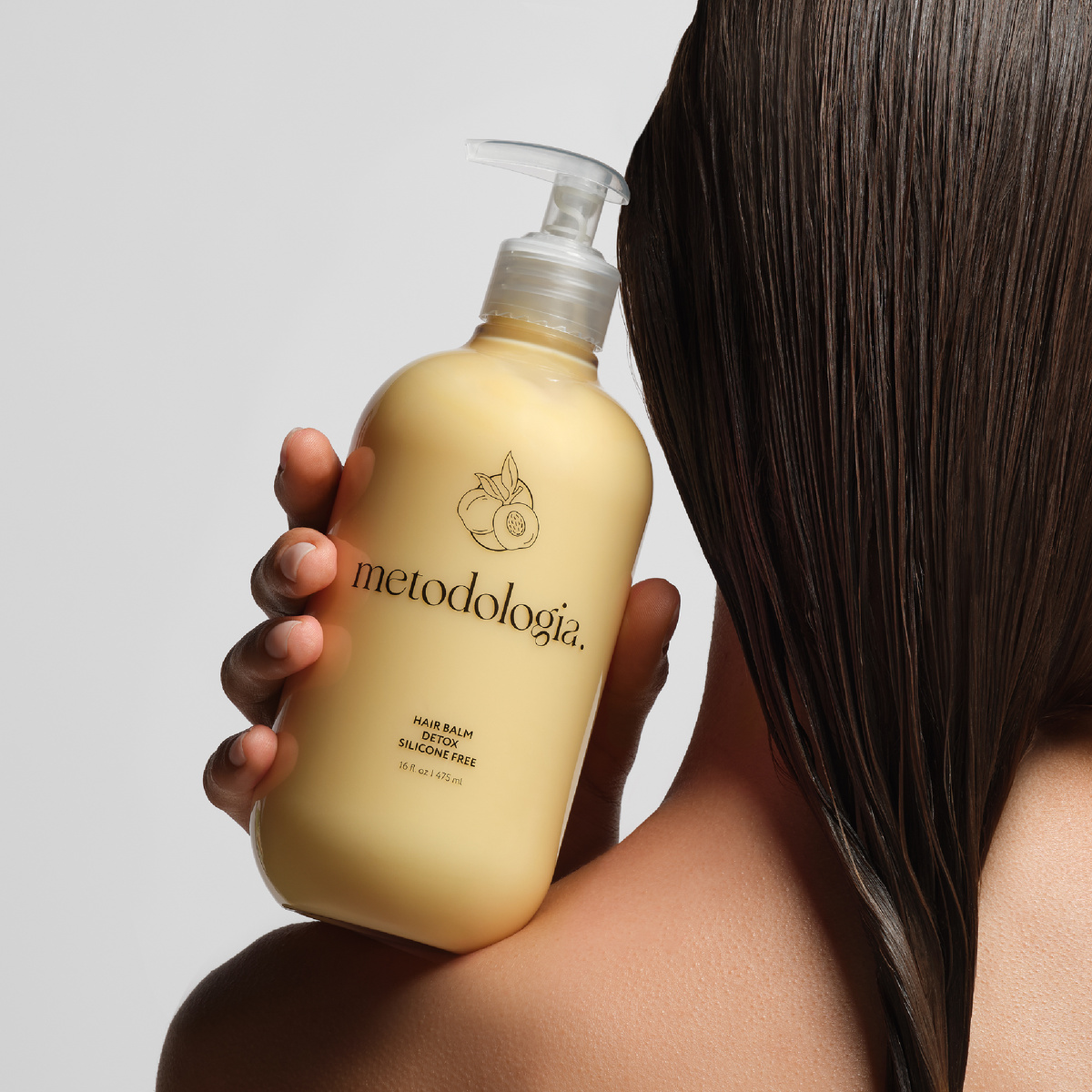 Бессиликоновый бальзам для волос metodologia DETOX