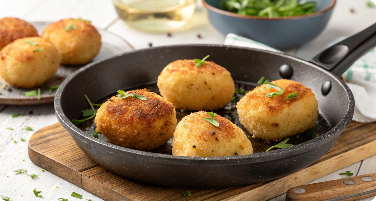 Картофельные котлеты из пюре