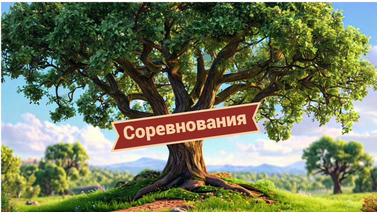 Объявление на старом дубе