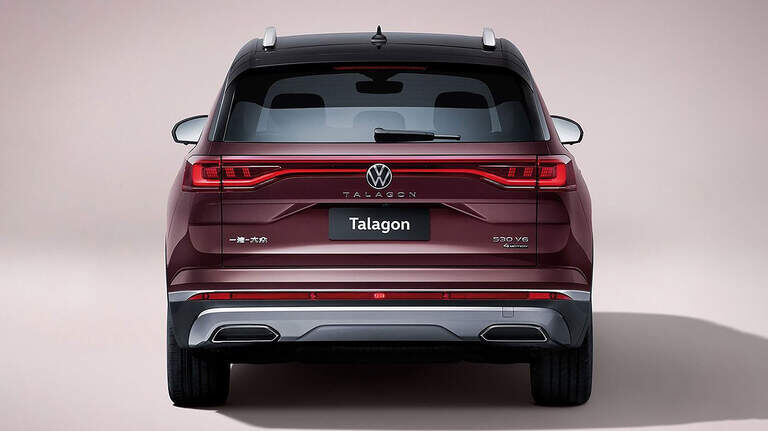 Volkswagen Talagon сзади: БЫЛО
