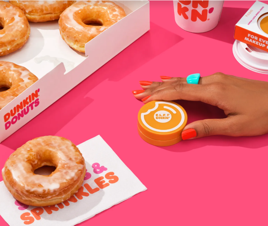 Коллаборация американской компании Elf Cosmetics и Dunkin Donuts