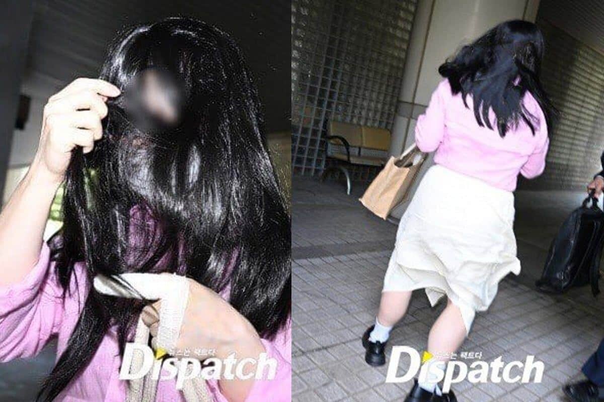    Г-жа Пак (она же Sojang) убегает от репортёров