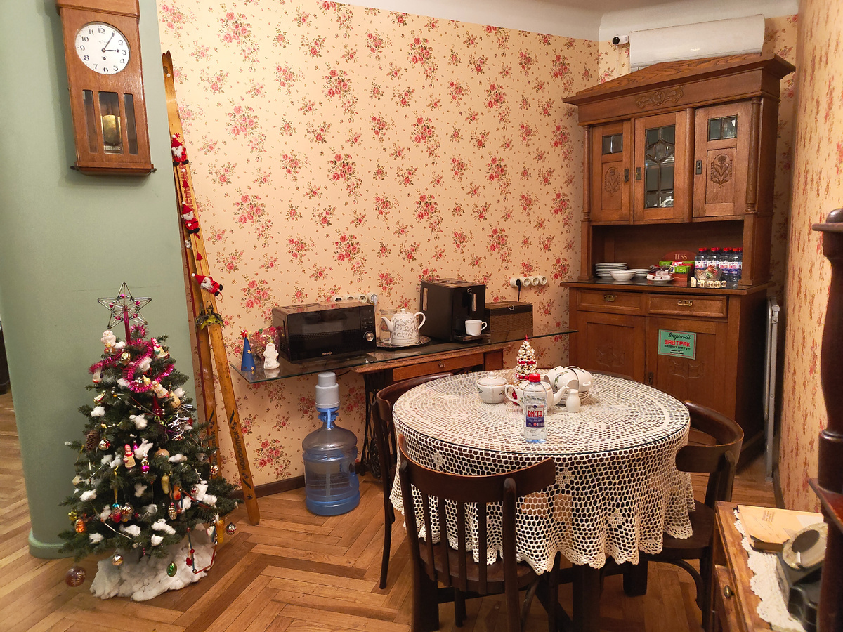 Уютная кухня-гостинная 