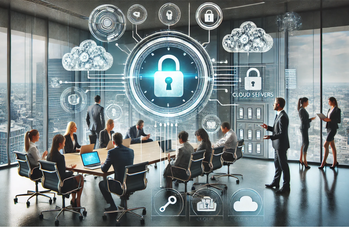 Офис будущего. Сгенерирован с помощью chatgpt.com