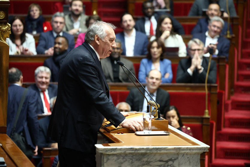    Премьер-министр Франции Франсуа Байру    
Фото: Lafargue Raphael / ABACA / TASS