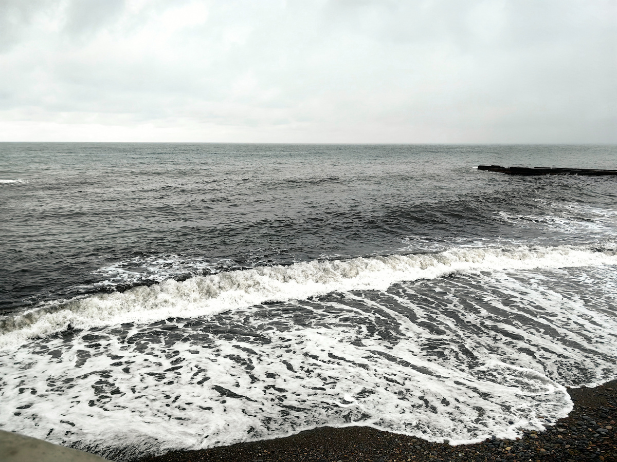 Черное море зимой