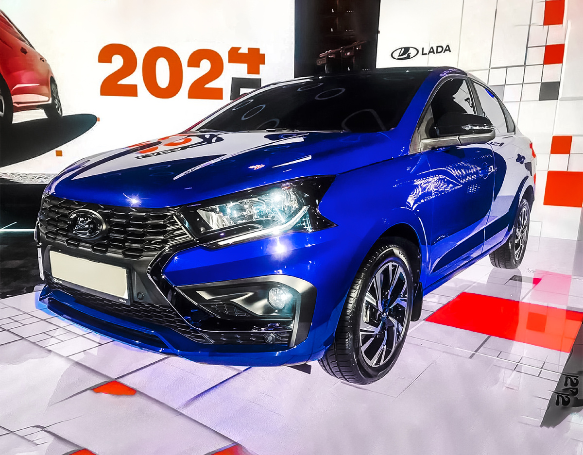 Lada Iskra 2025 седан на презентации
