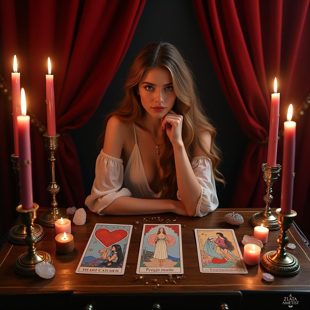    Как узнать, насколько вы совместимы с партнёром: расклад Таро "Ловец сердец" для анализа отношений Злата Аметист