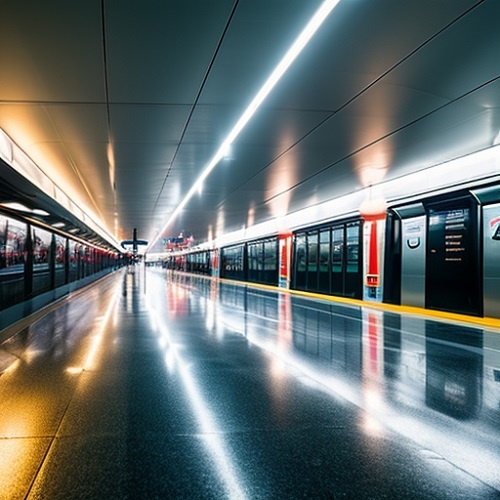 Современная станция метро