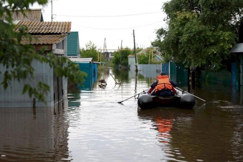    Пресс-служба губернатора Челябинской области. В прошлом году в Коркино из-за дождей затопило более 260 домов