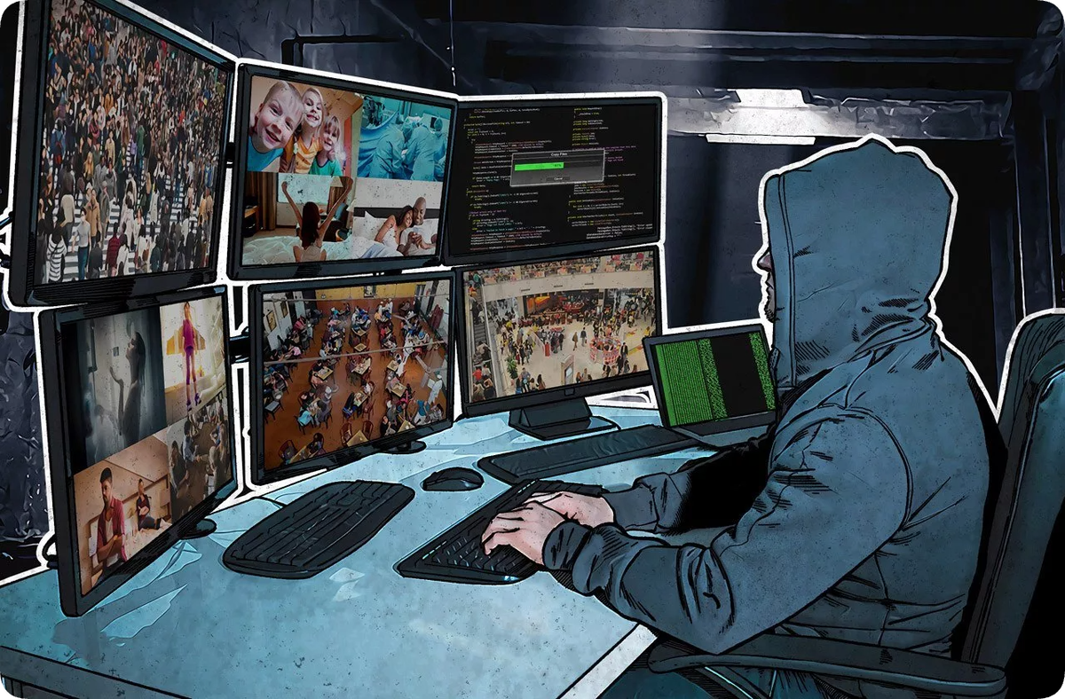 Каждый день злоумышленники получают доступ к тысячам камер.