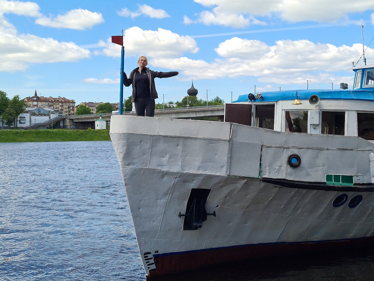 Водная прогулка в Пскове