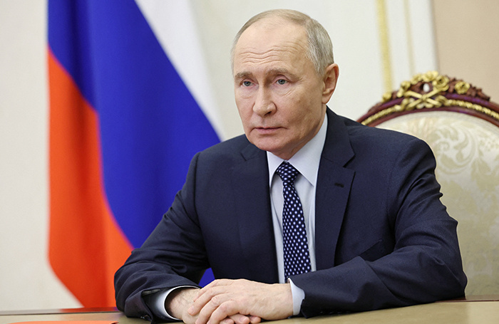    Президент РФ Владимир Путин.Sputnik/Sergei Ilyin/Kremlin/Reuters