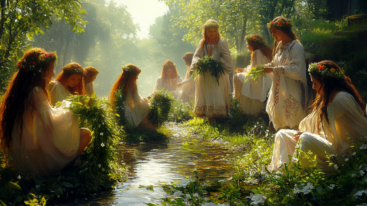 Наши предки тесно были связаны с природой (нейростеть)