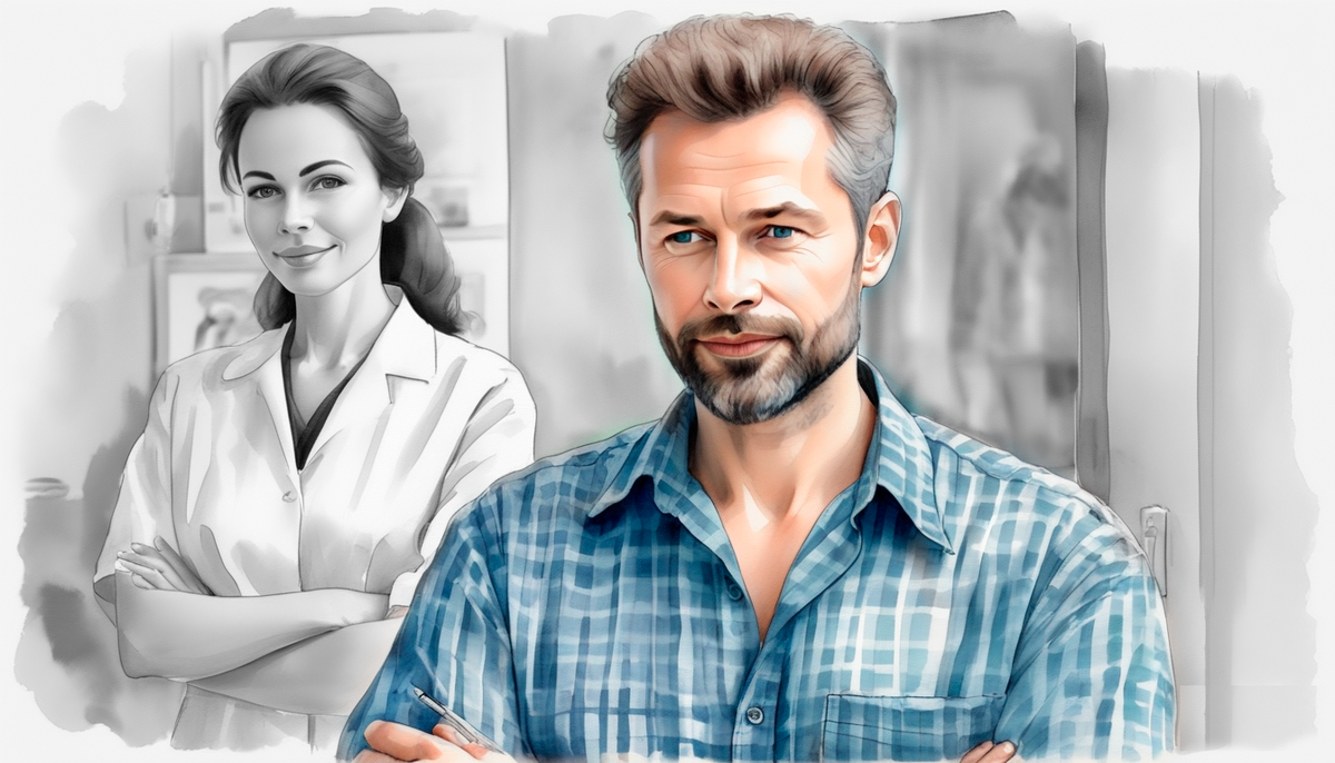 "Галя — медсестра из диспансера, уколы ему колет, и всё по назначению врача…"