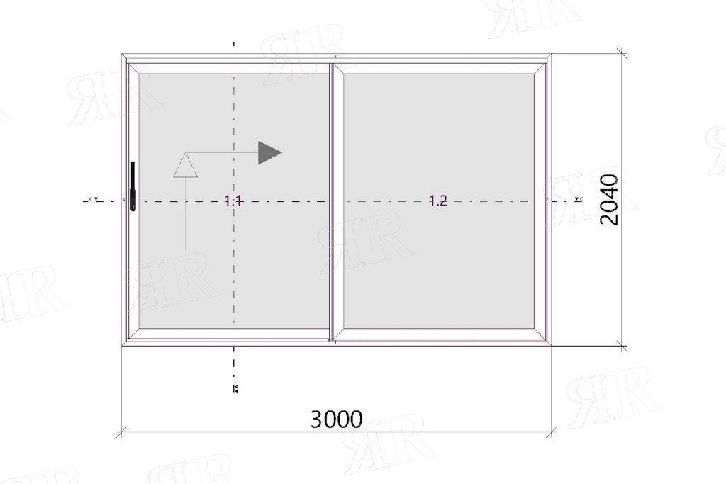 Реализованные проекты компании Ярмак - панорамные раздвижные окна SCHUCO ASE 80.HI