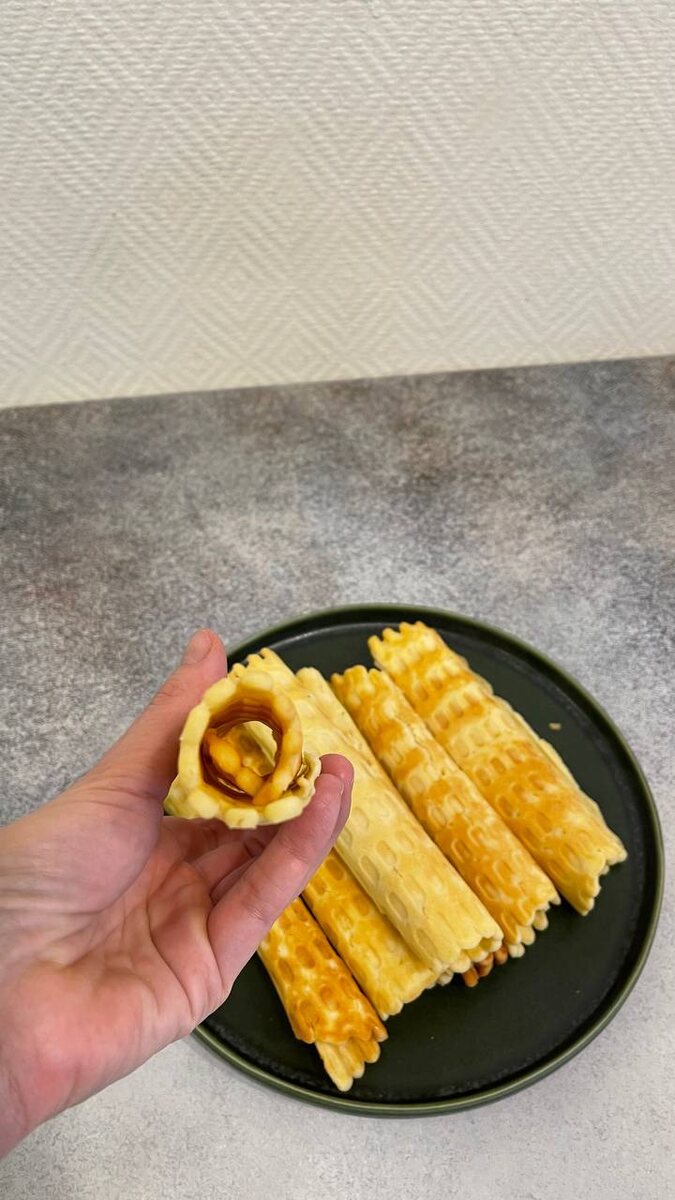 вафли получаются хрустящие