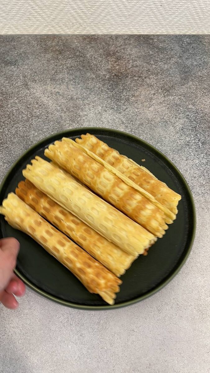 если хотите побольше трубочек, увеличивайте рецепт в 2 раза