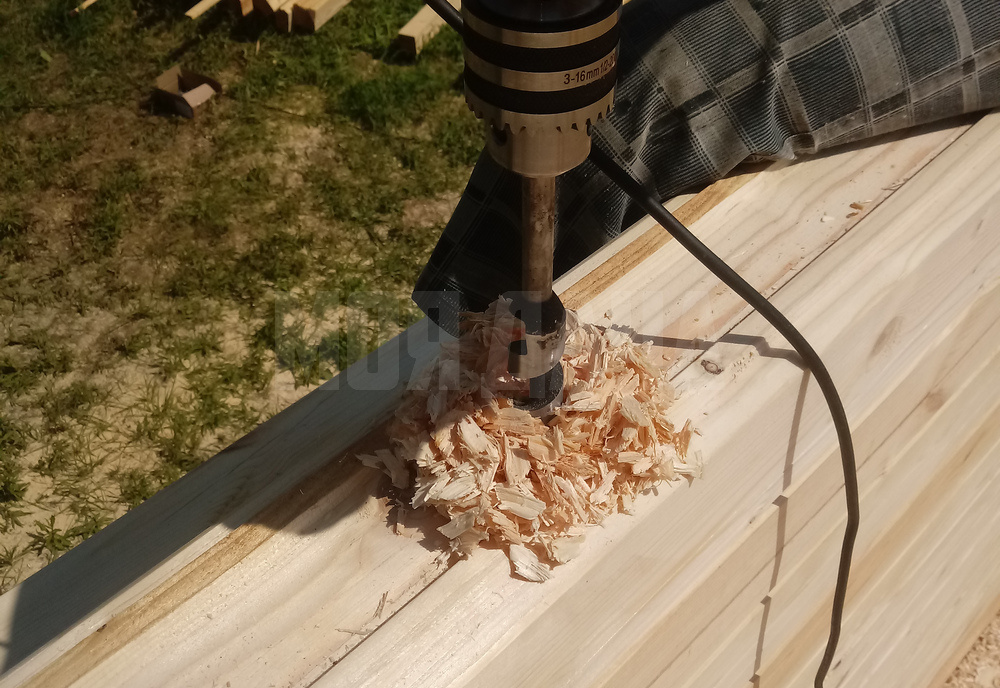 Врезка нагеля