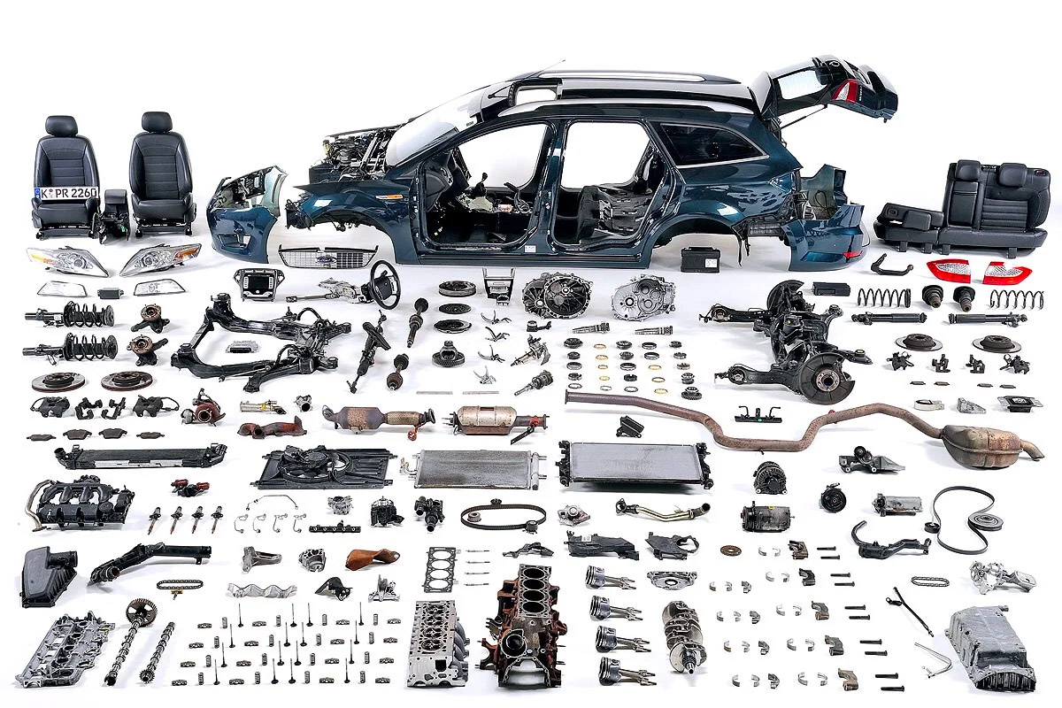 Каждый автомобиль состоит из приблизительно 30 000 деталей