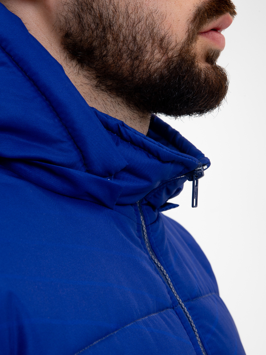 Куртка на синтепоне с капюшом, с полной запечаткой