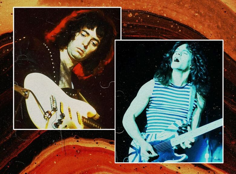 Ричи Блэкмор и Эдди Ван Хален. Коллаж из открытых источников
