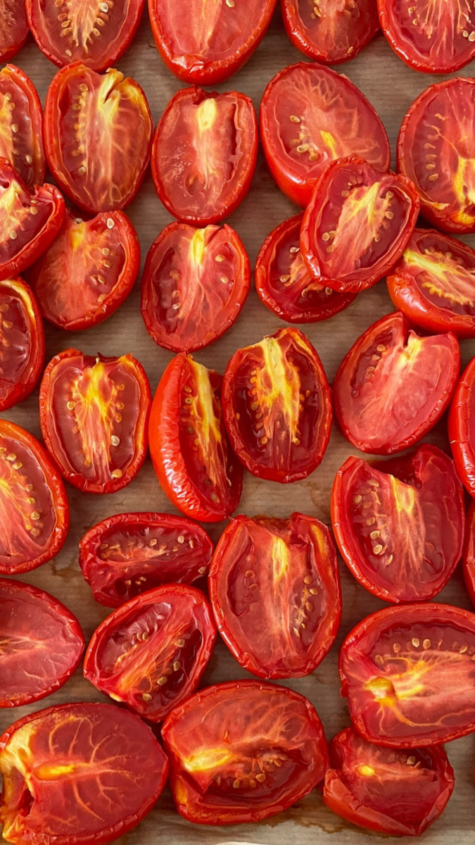 Сорт Сливки. Вяленные в духовом шкафу. 