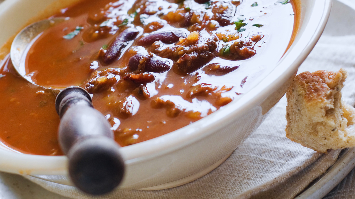 Суп. Рецепт супа. Простые рецепты. Домашние рецепты. Фасоль. Копчёности.