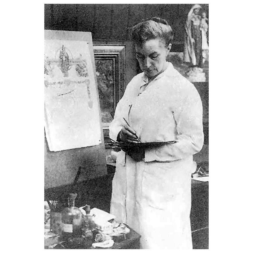 Eleanor Fortescue-Brickdale. 1900. Photo, unknown author