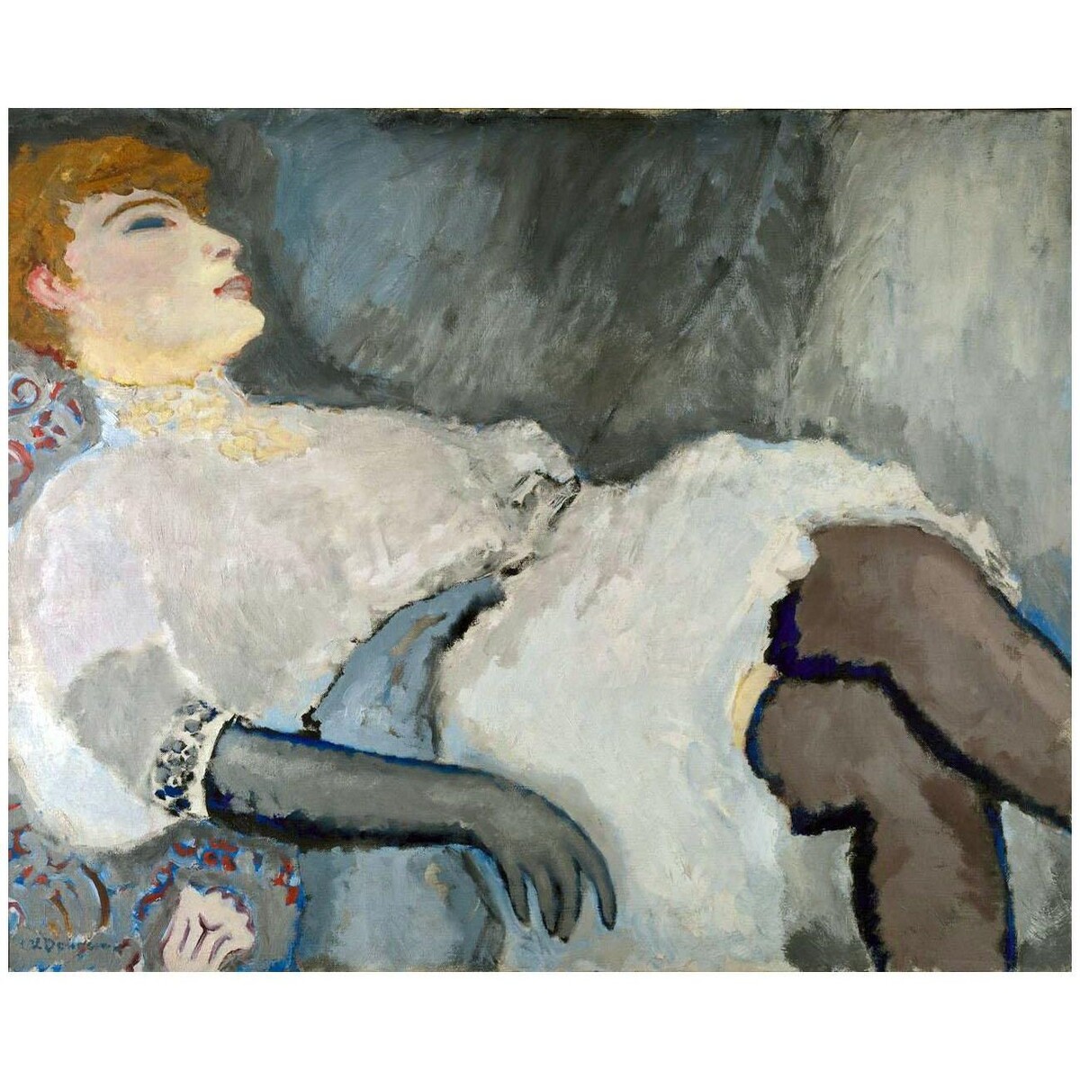 Kees van Dongen. Dame avec un gant noir. 1907. Pushkin Museum Moscow