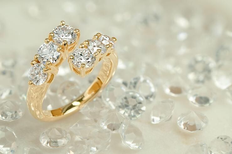    Кольцо с лабораторно выращенными бриллиантами от Novita Diamonds / предоставлено Novita Diamonds